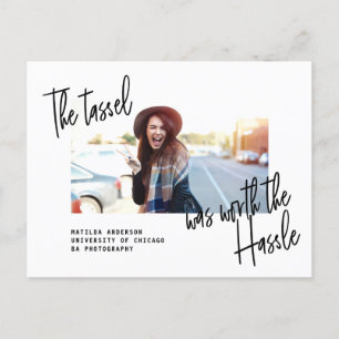 Faire-part licencié moderne de photo + invitation