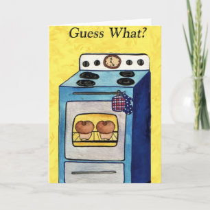 Faire-part lits jumeaux dans le four