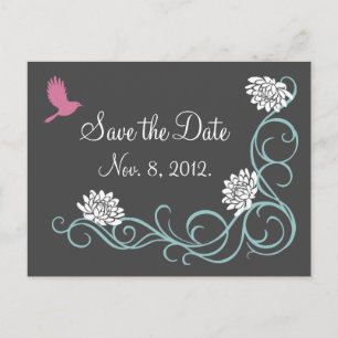 Faire-part Lotus Flowers Enregistrer la date Carte postale (g