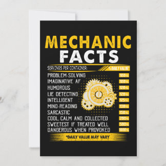 Faire-part Lovers mécaniques | Mechanic Facts