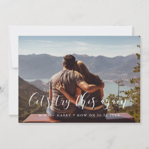 Faire-part Magnifique Réessayons cette mise à jour de mariage