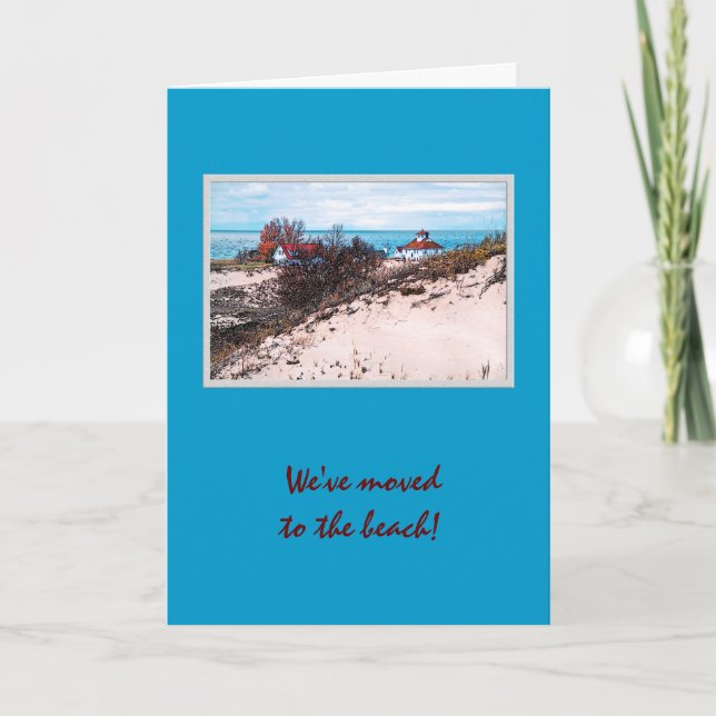 Faire-part Maison de plage (Devant)