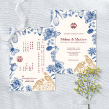 Mariage Chinois Bilingue Fleur Magpie