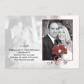 Faire-part Mariage classique