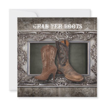 Mariage de cowboy country western grunge