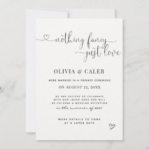 Faire-part Mariage Elopé