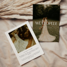 Mariage en fuite avec écriture moderne 2-Photo