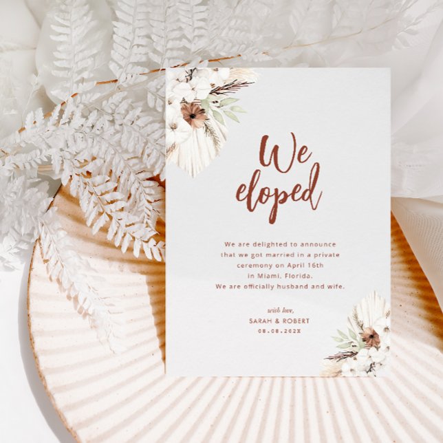 faire-part mariage en terre cuite Boho (Créateur téléchargé)