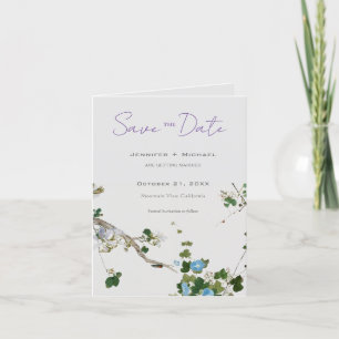 Faire-part Mariage Minimaliste Calligraphie Florale 