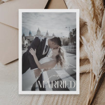 Mariage Minimaliste Code QR Mariés