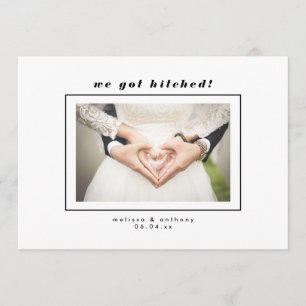 Faire-part Mariage photo minime modifiable