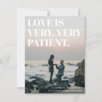 Mariage repoussé audacieux et effronté typographiq
