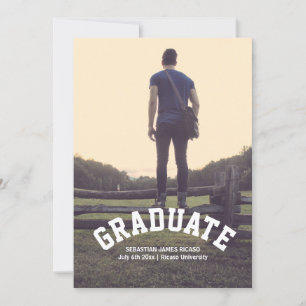 Faire-part Masculine Moderne Personnalisée