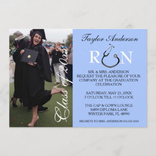 Faire-part Médicale branché de diplôme d'études de