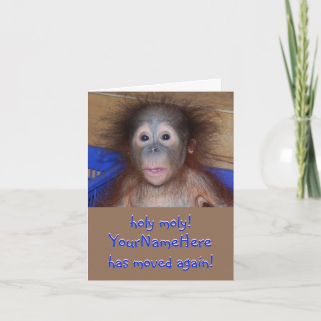 Faire-part Mignon sur la nouvelle adresse de mouvement (Devant)