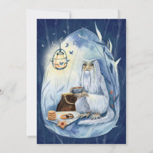 Faire-part Mignonne fantastique lunatique