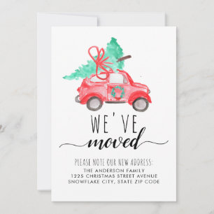 Faire-part Mignons Nous avons déplacé les vacances de Noël de