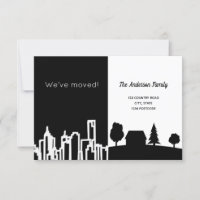 Minimaliste noir blanc ville pays que nous avons d