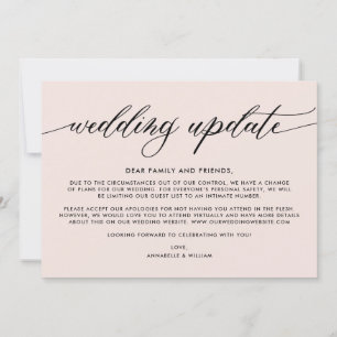 Faire-part Mise à jour de mariage   Annonce de mariage plus i