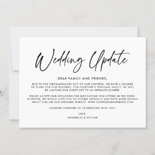 Faire-part Mise à jour de mariage   Annonce de mariage plus i