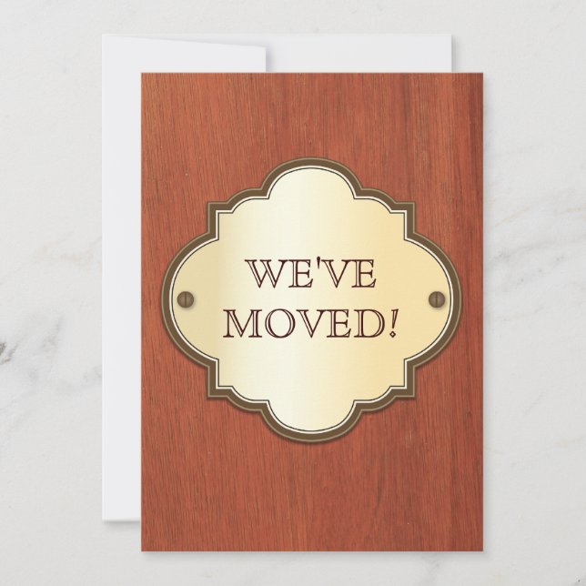 Faire-part mobile de plaque de porte (Devant)