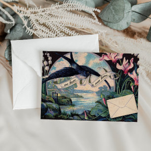 Faire-part mobile personnalisable // Oiseau Vintag