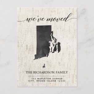 Faire-part mobile, Rhode Island état rustique