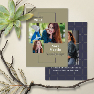 Faire-part Moderne 3 Photo Marine Sage