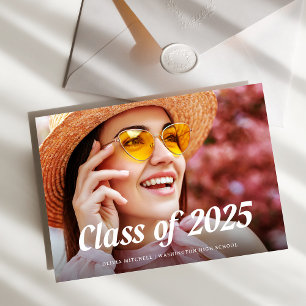 Faire-part Moderne   Classe de 2025 - Diplôme photo