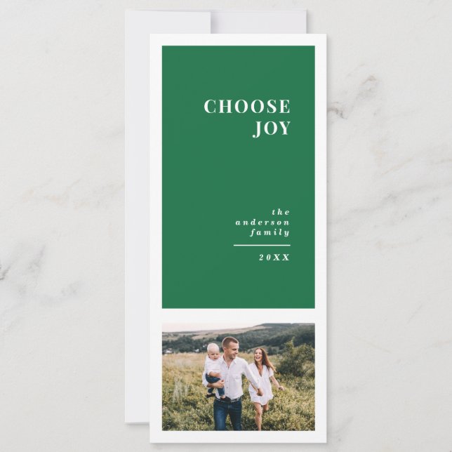 Faire-part Moderne, graphique minima noël multi photo (Devant)