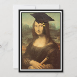 Faire-part Mona Lisa Casquette de troisième cycle