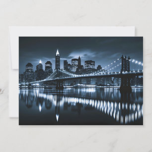 Faire-part Monochrome New York Skyline