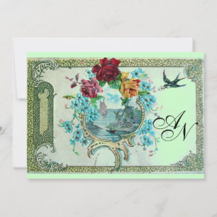 FAIRE-PART MONOGRAMME ROMANTİCA 3