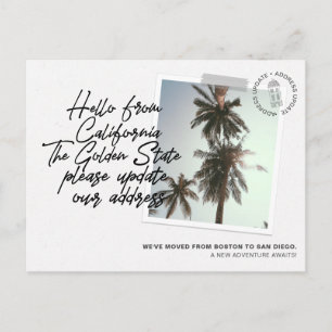 Faire-part Moving Destination State de Californie