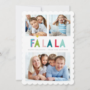 Faire-part MULTI FAMILLE PHOTO bold coloré brillant fa la