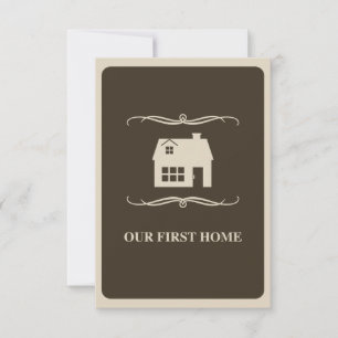 Faire-part notre première maison (mod home)