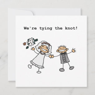 Faire-part Nous attachons le noeud