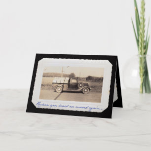 Faire-part Nous Avons De Nouveau Déménagé...