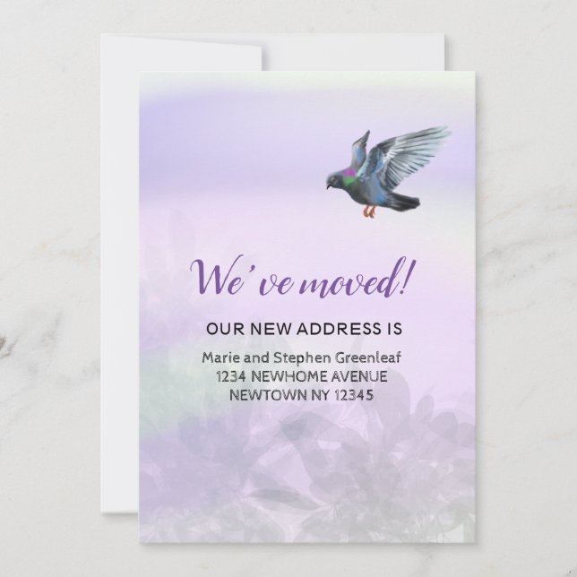 Faire-part Nous avons déménagé (Devant)