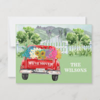 Nous avons déménagé Charming Pittoresque Truck Bud