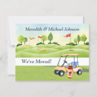 Nous avons déménagé Golf Panier Greens Budget Move
