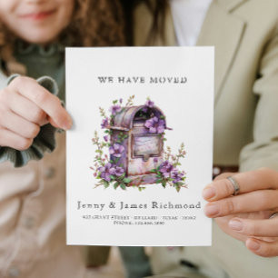 Faire-part Nous Avons Déménagé - Nouvelle Adresse E-Mail Box 