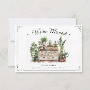 Faire-part Nous avons déménagé Nouvelle adresse Intérieur cos