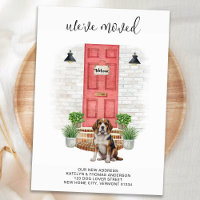 Nous avons déplacé Beagle Porte rouge Aquarelle Ch