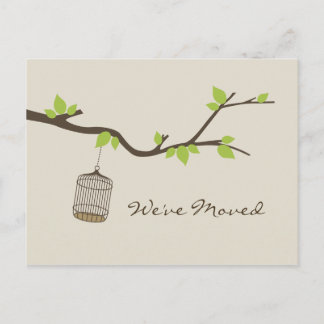Faire-part Nous avons Déplacé la carte postale