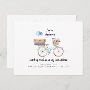 Faire-part Nous avons déplacé une nouvelle adresse Boho Movin