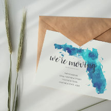 Nous déménageons Aquarelle Floride Déménagement