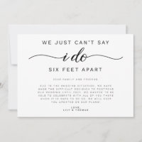 Nous ne pouvons pas dire oui à six pieds de distan