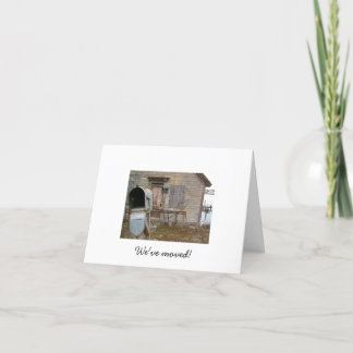 Faire-part Nous nous sommes déplacés !