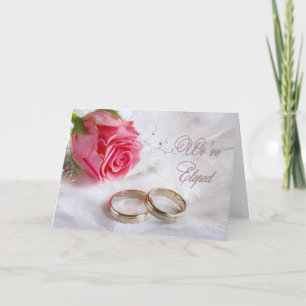 Faire-part Nous nous sommes enfuis pour se marier fugue de